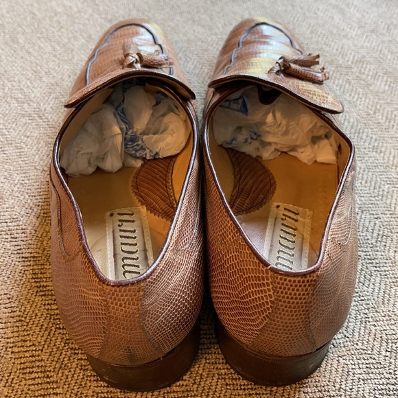 Vintage Mauri genuine lizard loafers mens 9 1/2 M main image 9